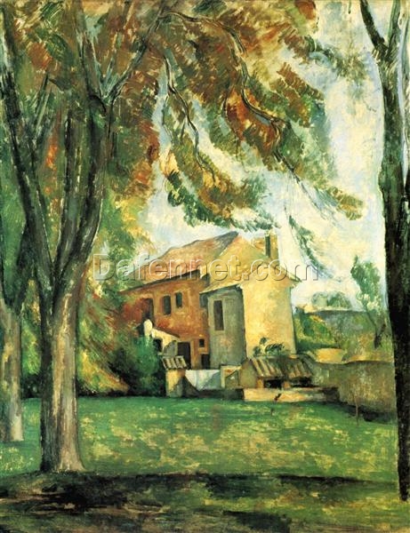 Impressionist Landscape: “The Pond of the Jas de Bouffan” by Paul Cézanne, 1878 Oil on Canvas