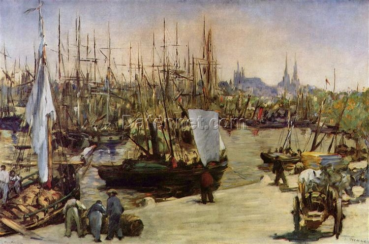 The Port of Bordeaux – Inspired by Edouard Manet’s 1871 Realist Genre Painting