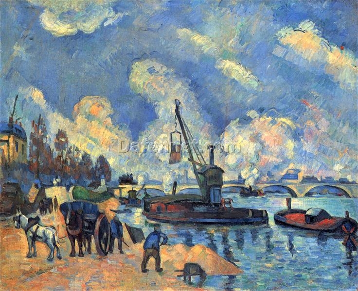 Paul Cézanne’s “The Seine at Bercy” – 1878 | French Impressionist Landscape Art