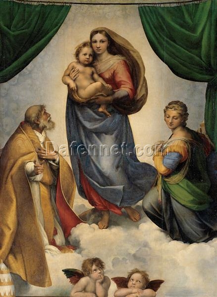 “The Sistine Madonna” by Raphael (1513) | High Renaissance Religious Icon