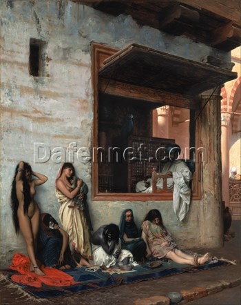 The Slave Market by Jean-Léon Gérôme | Orientalism Oil Painting Masterpiece