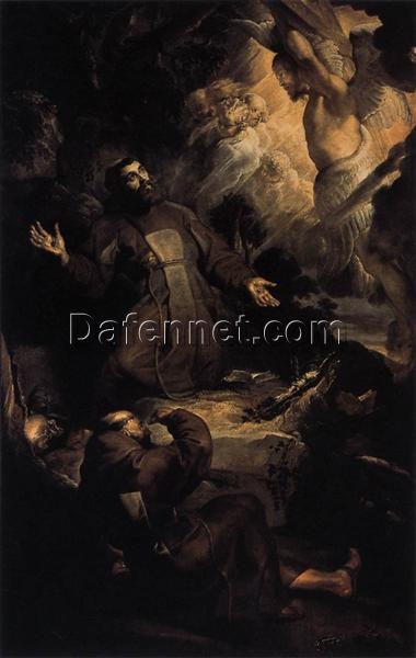 Reproduction of “The Stigmatization of St. Francis” by Peter Paul