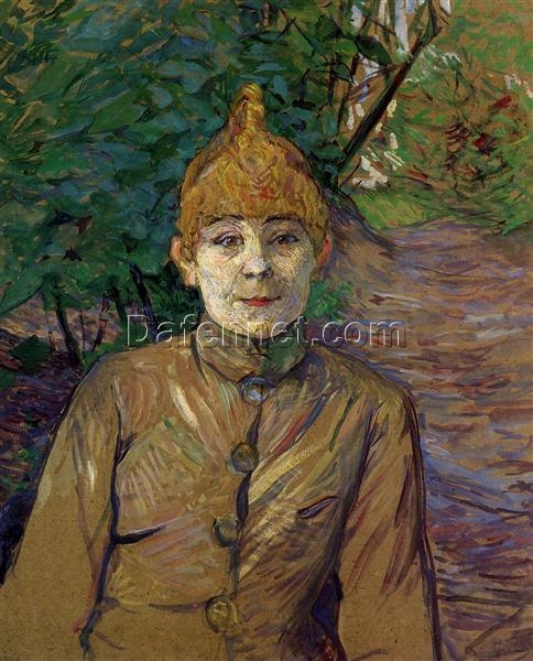 Casque d’Or” (The Streetwalker) by Henri de Toulouse-Lautrec – 1891 French Post-Impressionist Portrait