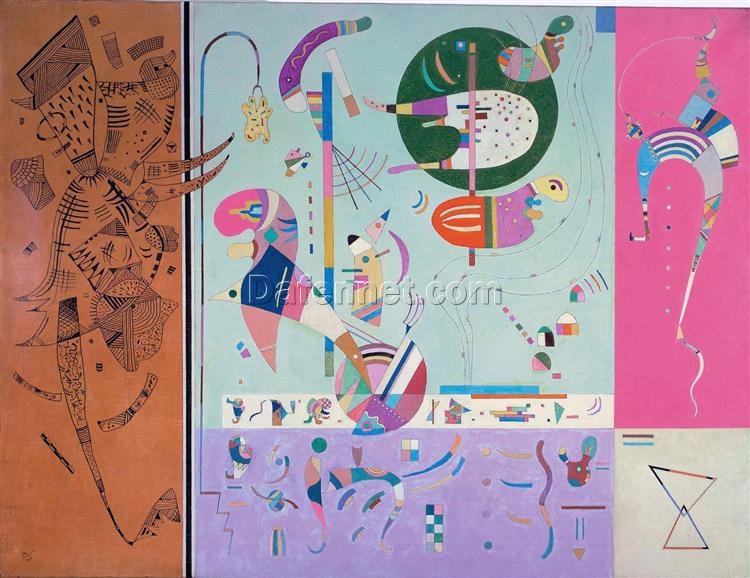 Wassily Kandinsky – Various Parts (1940) – A Captivating Composition of Color and Form