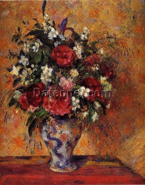 Camille Pissarro’s “Vase of Flowers” – 1877-1878 Impressionist Floral Masterpiece