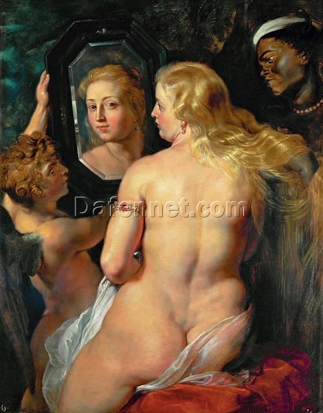 Venus at the Morning Toilet – Baroque Mythology Painting by Peter Paul Rubens, 1612-1615