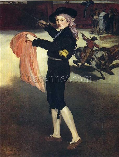 Victorine Meurent in the Costume of an Espada – Inspired by Edouard Manet (1862) Realist Portrait Oil Painting