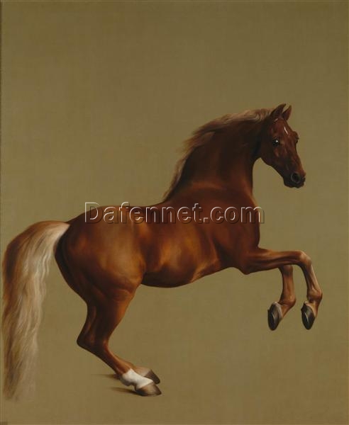 George Stubbs’ Whistlejacket – 1762 Romanticism Animal Painting Replica