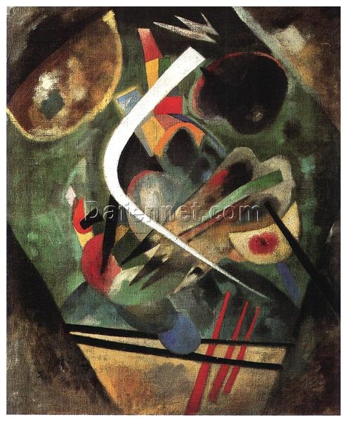 Wassily Kandinsky – White Line (1920) – Where Simplicity Meets Complexity in Abstract Expression