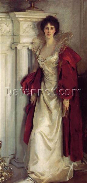 John Singer Sargent ‘Winifred, Duchess of Portland’ Realist Portrait – Fine Art Reproduction on Canvas