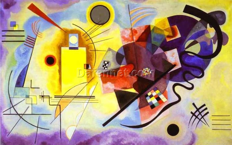 Yellow-Red-Blue (1925) by Wassily Kandinsky | Abstract Oil Painting