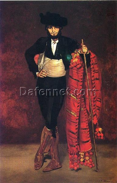 Young Man in the Costume of a Majo – Inspired by Edouard Manet (1863) Realist Portrait Oil Painting