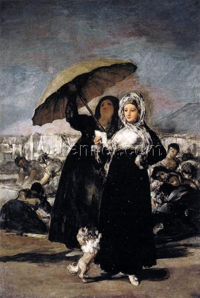 Young Woman with a Letter by Francisco Goya – Romanticism Oil Painting, 1812-1819, Palais des Beaux-Arts