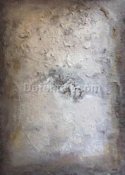 Large Canvas Wall Art – Original Abstract Oil Painting, Contemporary Textured Artwork for Modern Interiors