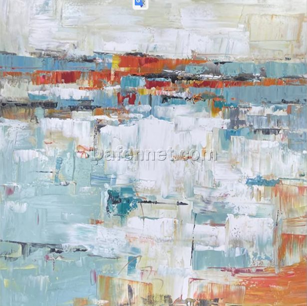 Large Abstract Oil Painting – Hand-Painted Textured Canvas Wall Art, Original Abstract Artwork