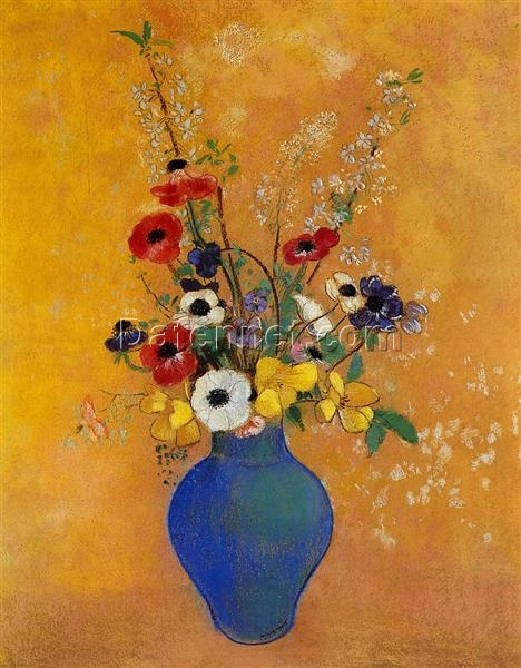 Vase of Flowers Odilon Redon Date: c.1905