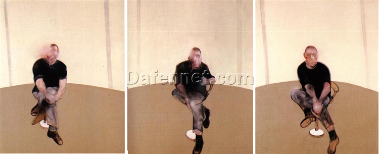 Custom Oil Painting – Francis Bacon 1985 Study for Self-Portrait from Dafen Oil Painting Studio