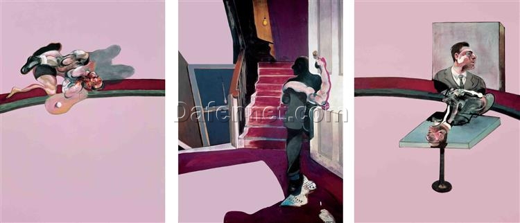 Custom Oil Painting – Francis Bacon 1971 In Memory of George Dyer from Dafen Oil Painting Studio