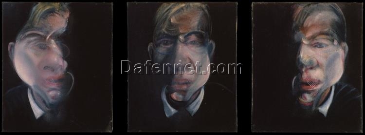 Custom Oil Painting – Francis Bacon 1979-1980 Three Studies for a Self-Portrait from Dafen Oil Painting Studio