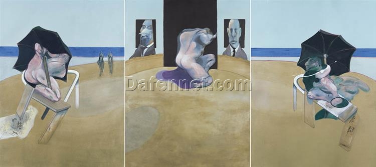 Custom Oil Painting – Francis Bacon 1974-1977 Triptych May-June 1974 from Dafen Oil Painting Studio