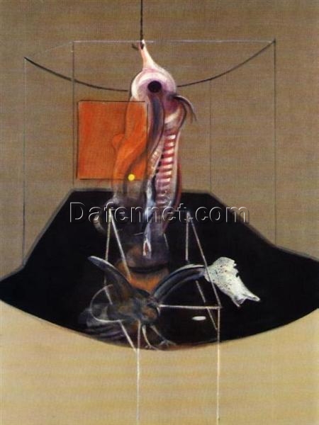 Custom Oil and Pastel Painting – Francis Bacon 1980 Carcass of Meat and Bird of Prey from Dafen Oil Painting Studio