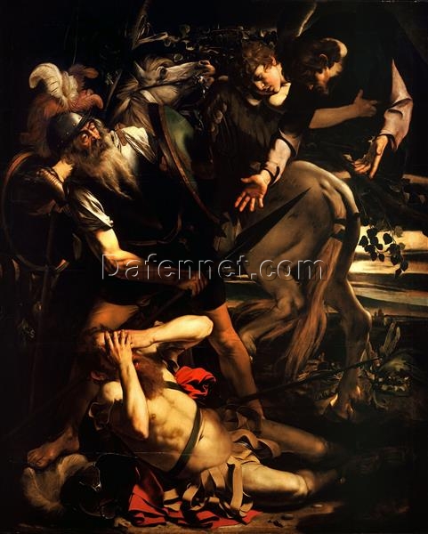 Caravaggio’s ‘Conversion of Saint Paul’ – Custom Baroque Religious Oil Painting from Da Fen Oil Painting Village Studio