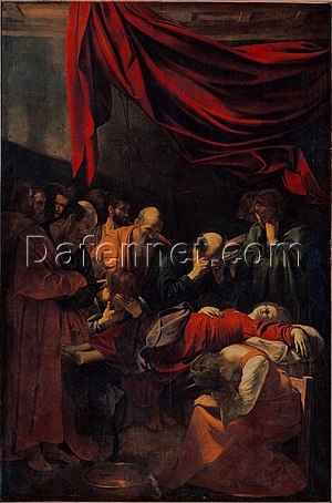 Caravaggio’s ‘The Death of the Virgin’ – Custom Baroque Religious Oil Painting from Da Fen Oil Painting Village Studio