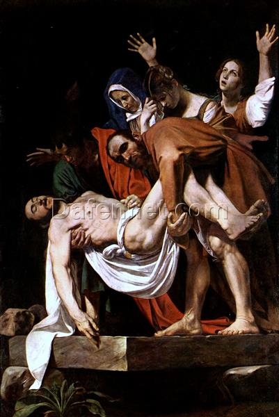 Custom Oil Painting of Caravaggio’s ‘Entombment of Christ’ – Da Fen Oil Painting Village Studio