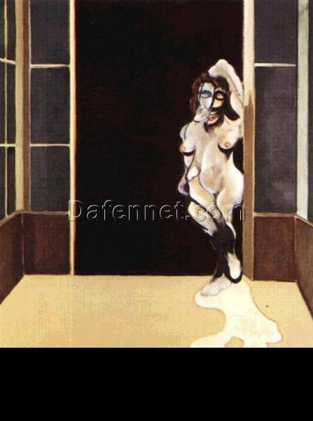 Custom Oil Painting – Francis Bacon 1972 Female Nude Standing in Doorway from Dafen Oil Painting Studio