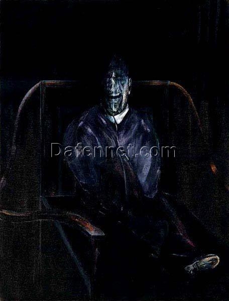 Francis Bacon Figure Seated (the Cardinal) – 1955 Expressionist Portrait, Custom Oil on Canvas, 152×116 cm from Dafen Village Studio