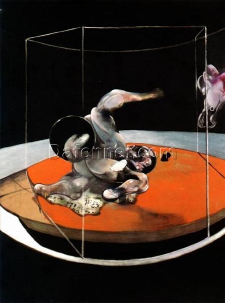 Custom Oil Painting – Francis Bacon 1976 Figures in Movement from Dafen Oil Painting Studio