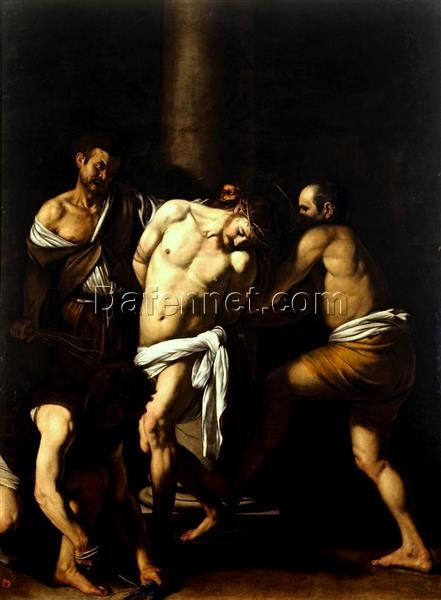 Caravaggio’s ‘Flagellation of Christ’ – Custom Baroque Religious Oil Painting from Da Fen Oil Painting Village Studio