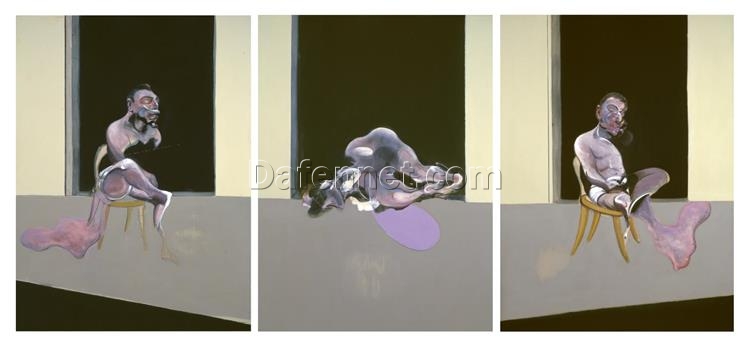 Custom Oil Painting – Francis Bacon 1972 Triptych – August 1972 from Dafen Oil Painting Studio