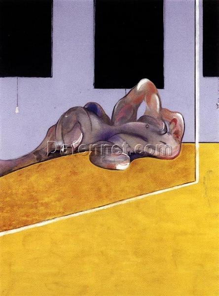 Custom Oil Painting – Francis Bacon 1971 Lying Figure in Mirror from Dafen Oil Painting Studio