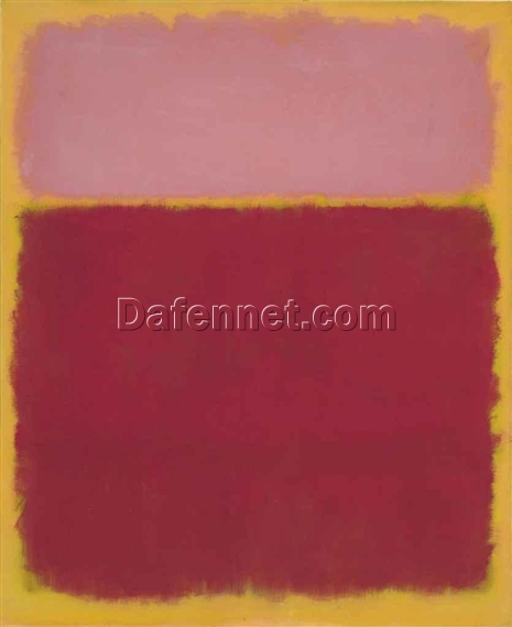 Color Field Painting Inspired by Mark Rothko – Untitled (No. 17), 1961 – Da Fen Village Studio Abstract Oil Art for Modern Home & Office Décor