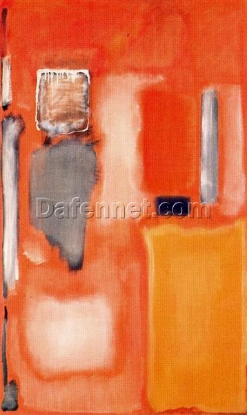 Abstract Expressionism Painting Inspired by Mark Rothko – No. 19, 1949 – Da Fen Village Studio Abstract Oil Art for Modern Home & Office Décor