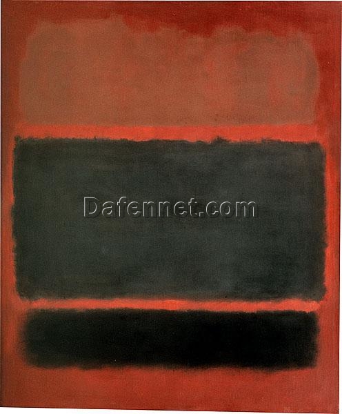 Color Field Painting Inspired by Mark Rothko – No. 20, 1957 – Da Fen Village Studio Abstract Oil Art for Modern Home & Office Décor