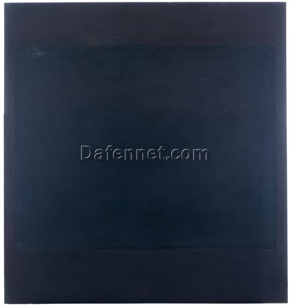 Minimalist Abstract Art Inspired by Mark Rothko – No. 5, 1964 – Da Fen Village Studio Acrylic and Oil Mixed Technique Painting for Modern Home & Office Décor