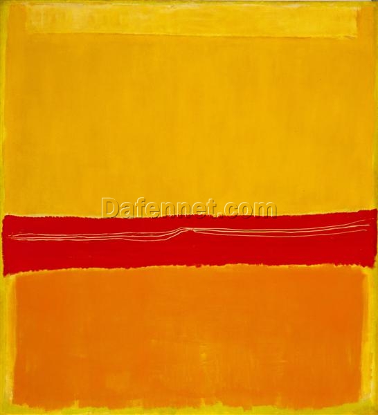 Color Field Painting Inspired by Mark Rothko – No. 5/No. 22, 1949-1950 – Da Fen Village Studio Abstract Oil Art for Modern Home & Office Décor