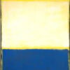 no 6 yellow white blue over yellow on gray 1954