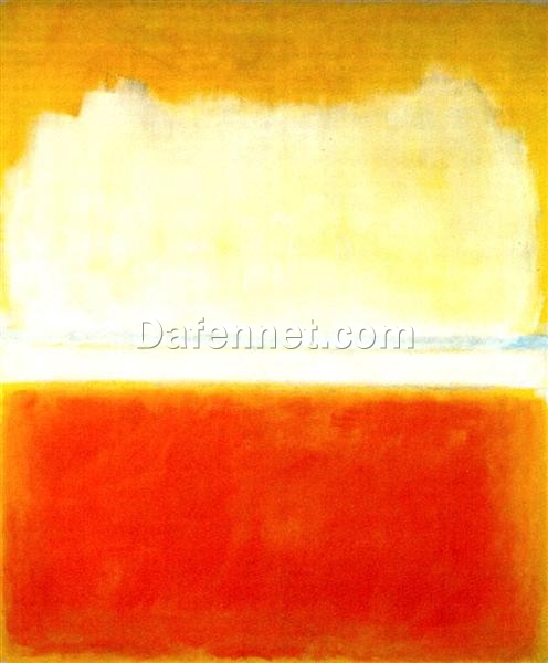 Color Field Painting Inspired by Mark Rothko – No. 8, 1952 – Da Fen Village Studio Abstract Oil Art for Modern Home & Office Décor