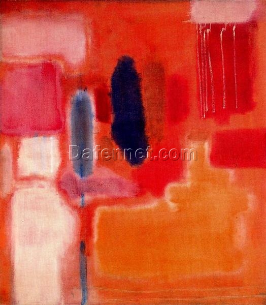 Abstract Expressionism Painting Inspired by Mark Rothko – No. 9, 1948 – Da Fen Village Studio Abstract Oil & Mixed Media Art for Modern Home & Office Décor