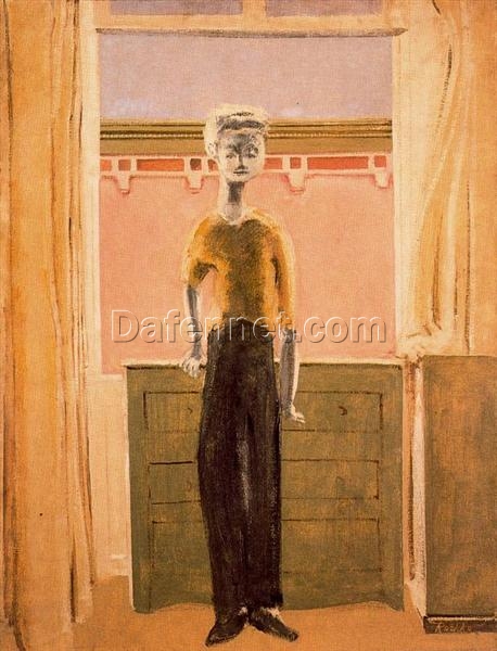 Expressionist Portrait Inspired by Mark Rothko – Portrait (Untitled), 1939 – Da Fen Village Studio Abstract Oil Art for Modern Home & Office Décor