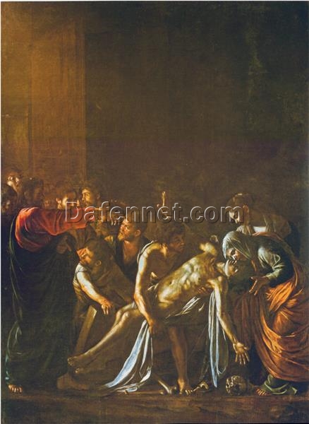 Caravaggio’s ‘Resurrection of Lazarus’ – Custom Baroque Religious Oil Painting from Da Fen Oil Painting Village Studio