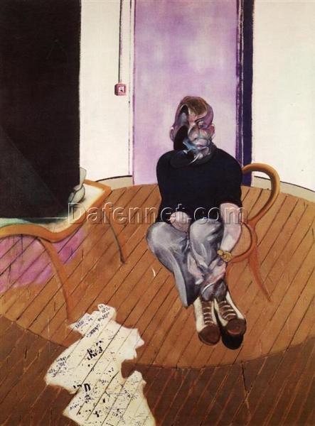 Custom Oil Painting – Francis Bacon 1973 Seated Self-Portrait from Dafen Oil Painting Studio