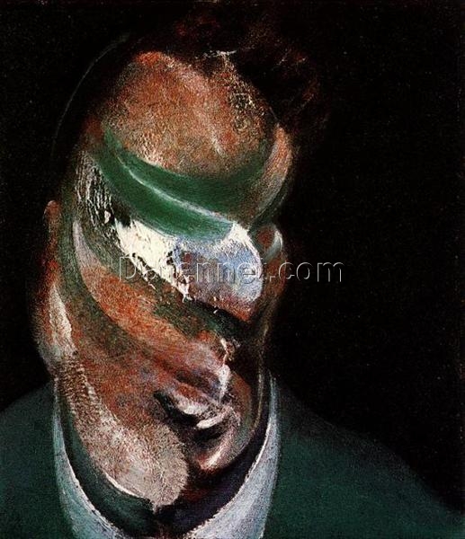 Custom Oil Painting – Francis Bacon 1976 Study for Head of Lucian Freud from Dafen Oil Painting Studio