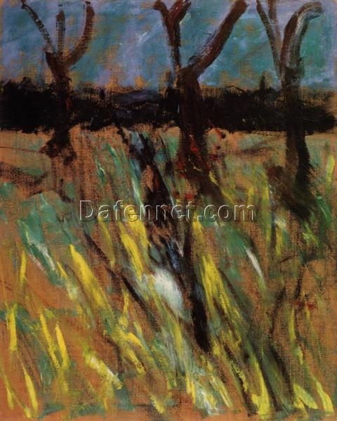 Study for Landscape After Van Gogh by Francis Bacon (1957) – Custom Oil Painting Reproduction from Dafen Oil Painting Village Studio