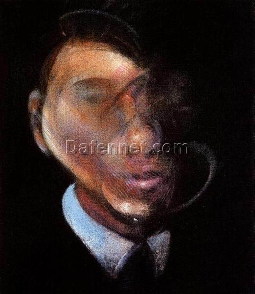 Custom Oil Painting – Francis Bacon 1980 Study for Self-Portrait from Dafen Oil Painting Studio