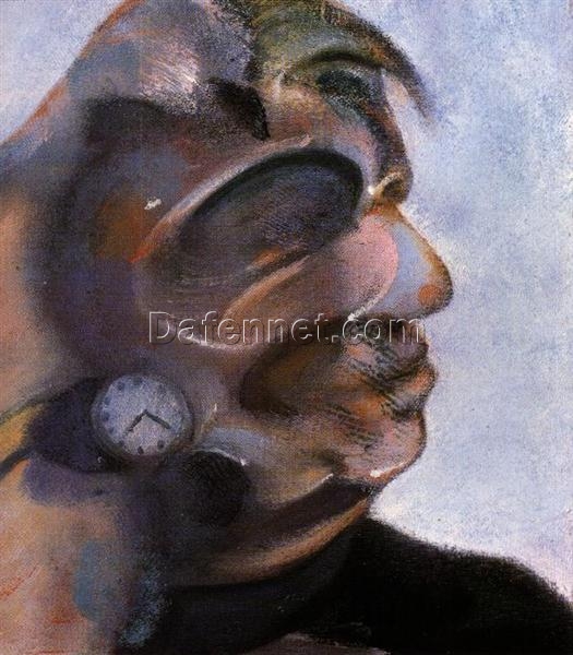 Custom Oil Painting – Francis Bacon 1973 Study for Self-Portrait from Dafen Oil Painting Studio