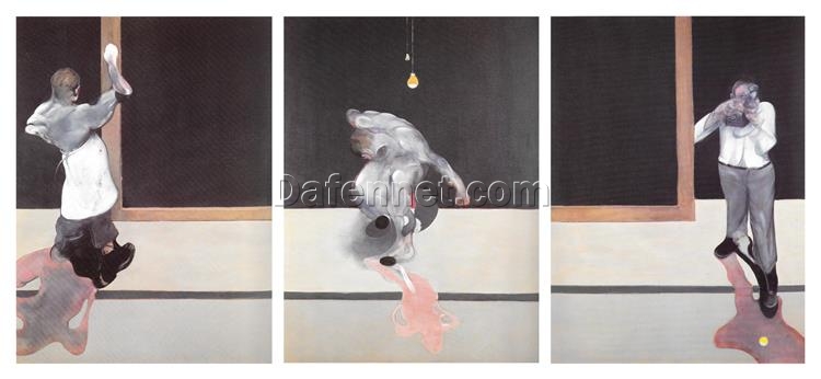 Custom Oil Painting – Francis Bacon 1974 Triptych March 1974 from Dafen Oil Painting Studio